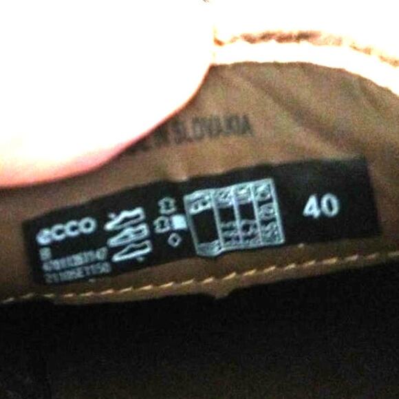 Ecco Soft 7 Slip-On Sneakers Metallic Leather Women’s 40 US 9–9.5 - Picture 9 of 9